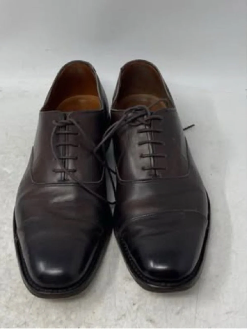 Allen Edmonds Size 8.5 Dark Brown Leather Dress Shoes